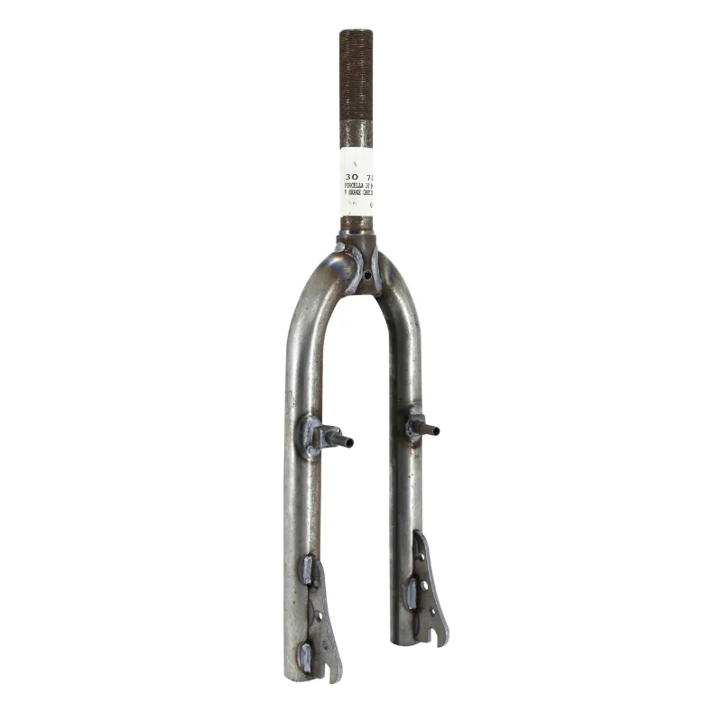 Fourche BMX 20" Acier Brute A Peindre Pivot Aheadset 1"-22,2 mm Intérieur