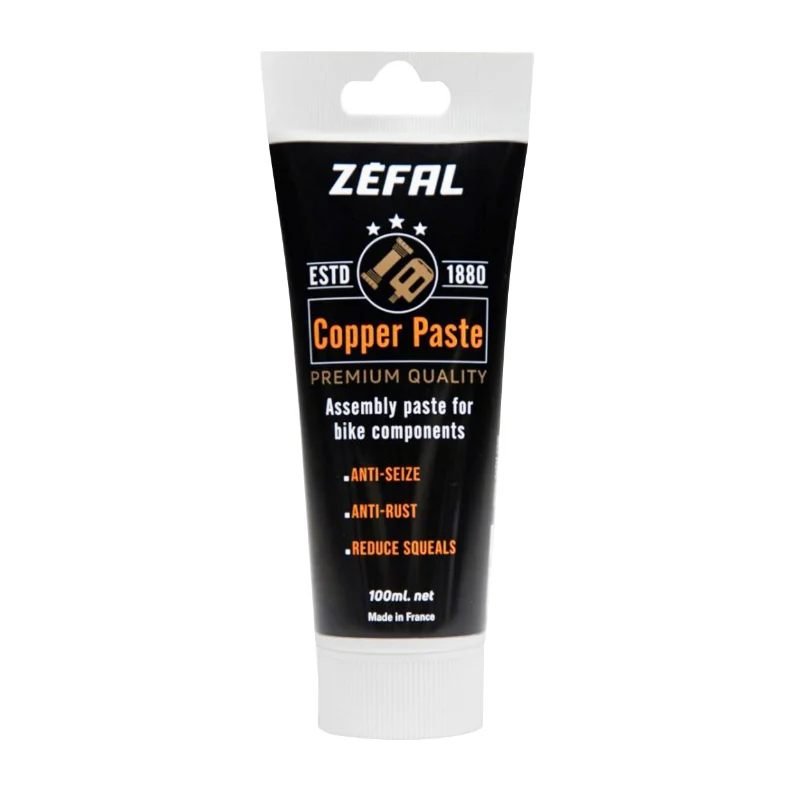 Pate De Montage - Graisse Vélo Zefal Copper Paste Cuivre Anti-Grippant (Tube 100Ml)
