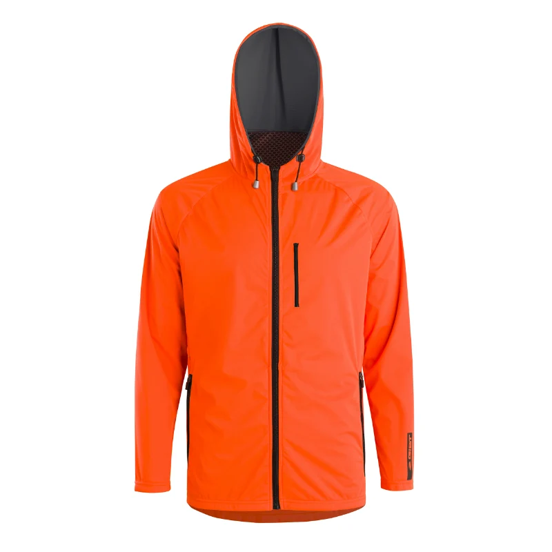 Veste De Pluie Adulte Gist Micron Waterproof 15 Micron Avec Capuche Orange L