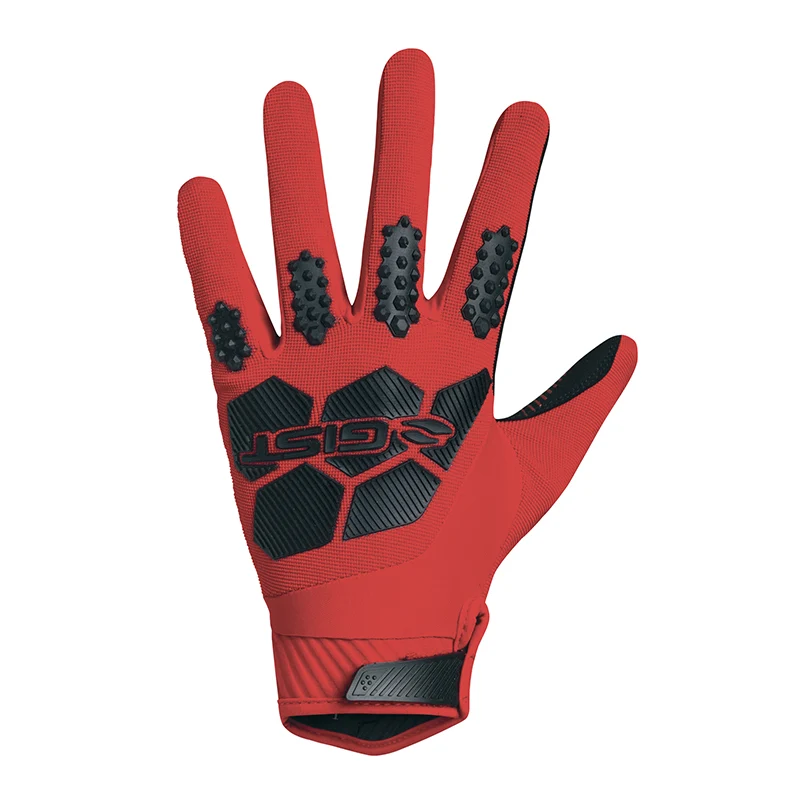 Gants Vélo VTT Long Gist Armor Rouge XXL (Paire Sur Carte) Compatible Ecran Tactile