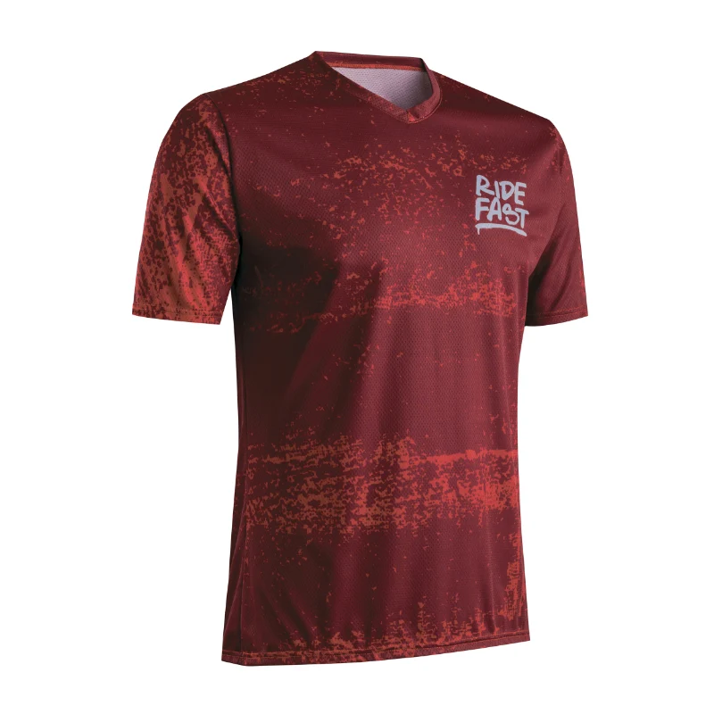 Maillot Gist VTT Dirt Manches Courte Rouge S