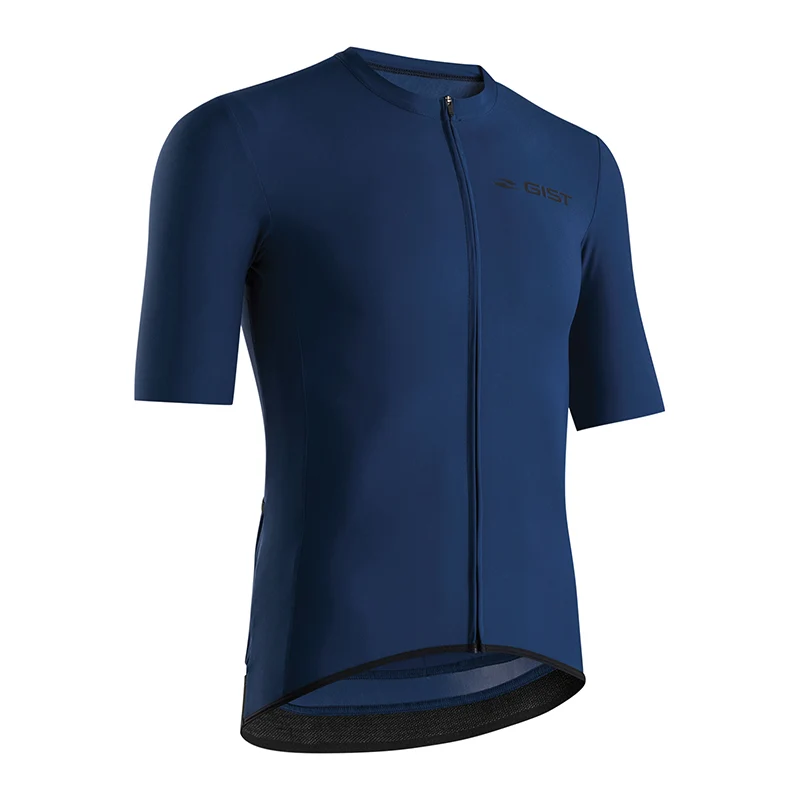 Maillot Gist Été Supremo Manches Courtes Zip Total Bleu L