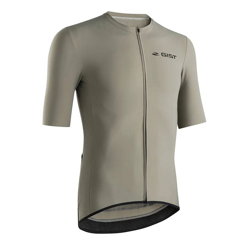 Maillot Gist Été Supremo Manches Courtes Zip Total Titane M