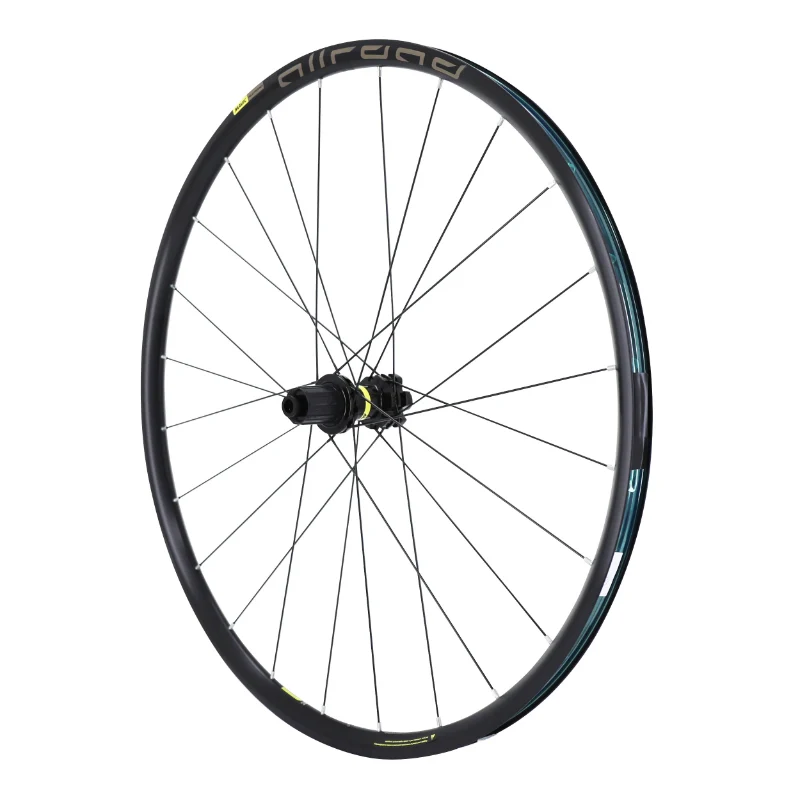 Roue Gravel Disque 700 Mavic Allroad Arrière Cassette Shimano 11-10V Disque 6 Trous Tubeless Ready Axe Traversant 12-142 Noir Jante 622-22