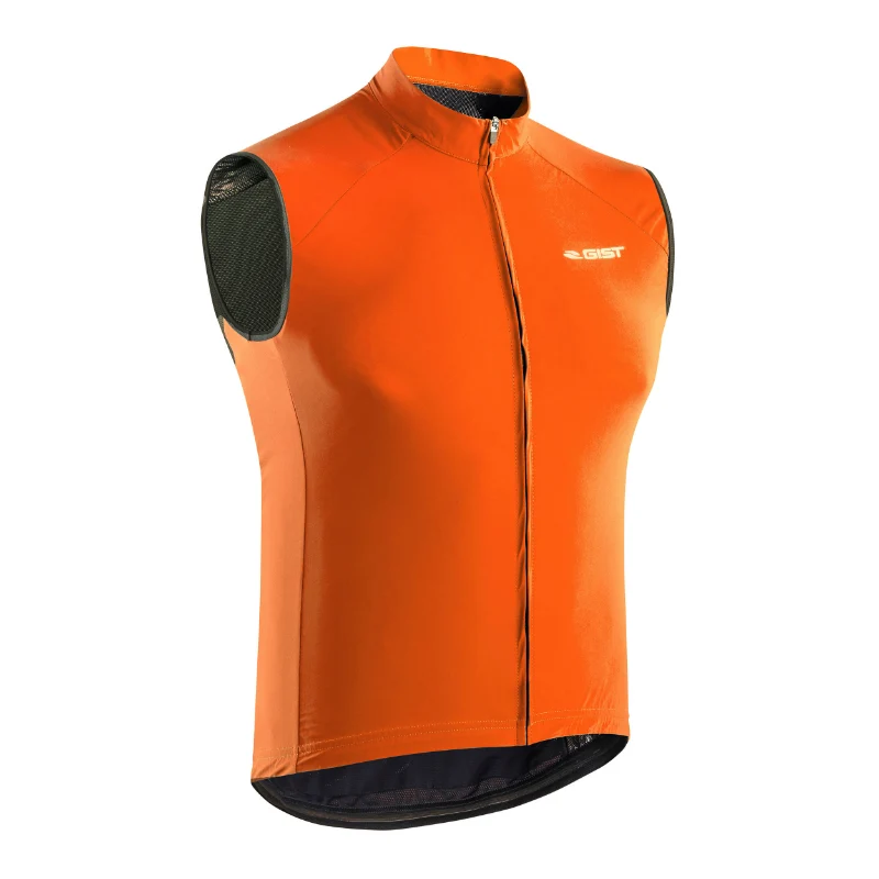 Coupe Vent Gist Micron Orange Sans Manche L