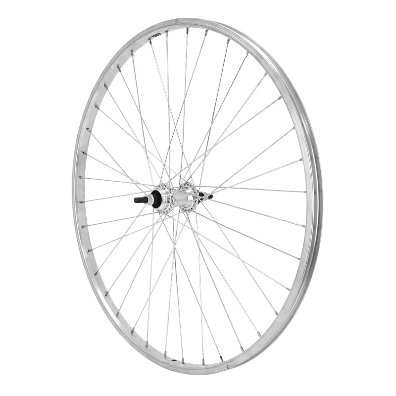 Roue City Patin 650X35B Arrière Jante Et Moyeu Alu Axe Plein Roue Libre 1-3V (35-584) (Vendu Avec Écrou 10X100) Jante 19C