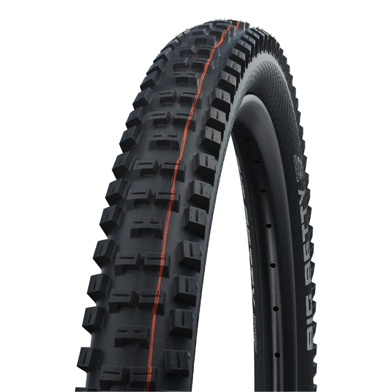 Pneu VTT Gravity - VAE 27.5 X 2.40 Schwalbe Big Betty Addix Super Gravity Enduro Noir Tle Tubeless Ready Ts (62-584) (650B) Homologué VAE E50
