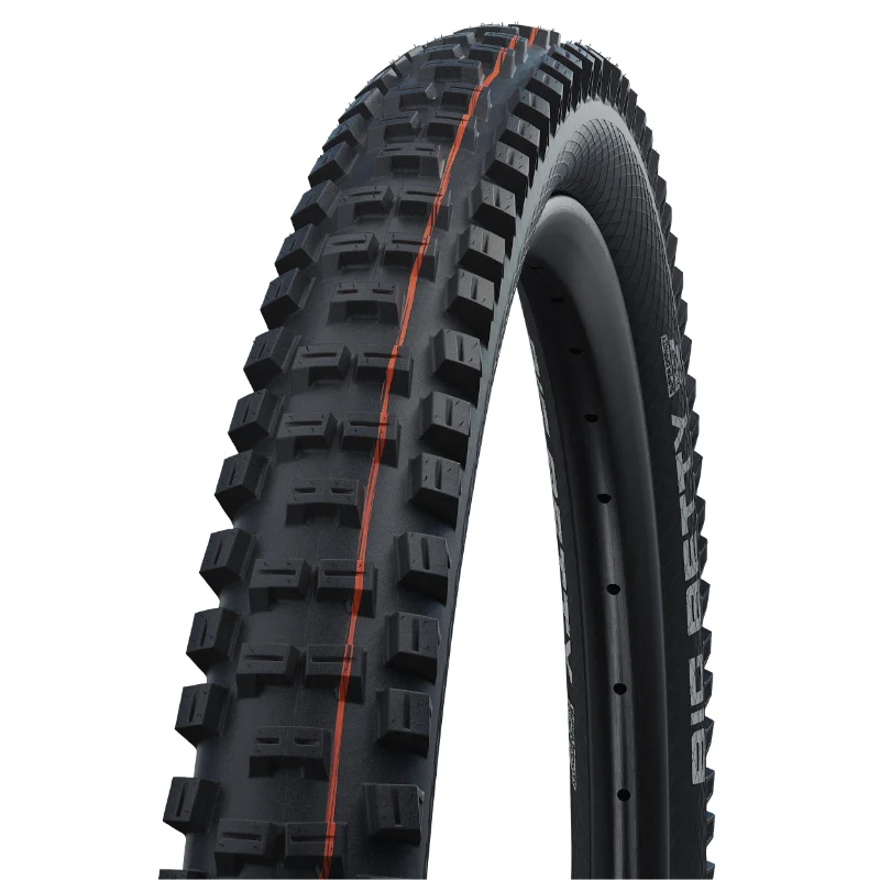 Pneu VTT Gravity - VAE 29 X 2.40 Schwalbe Big Betty Addix Super Gravity Enduro Noir Tle Tubeless Ready Ts (62-622) Homologué VAE E50
