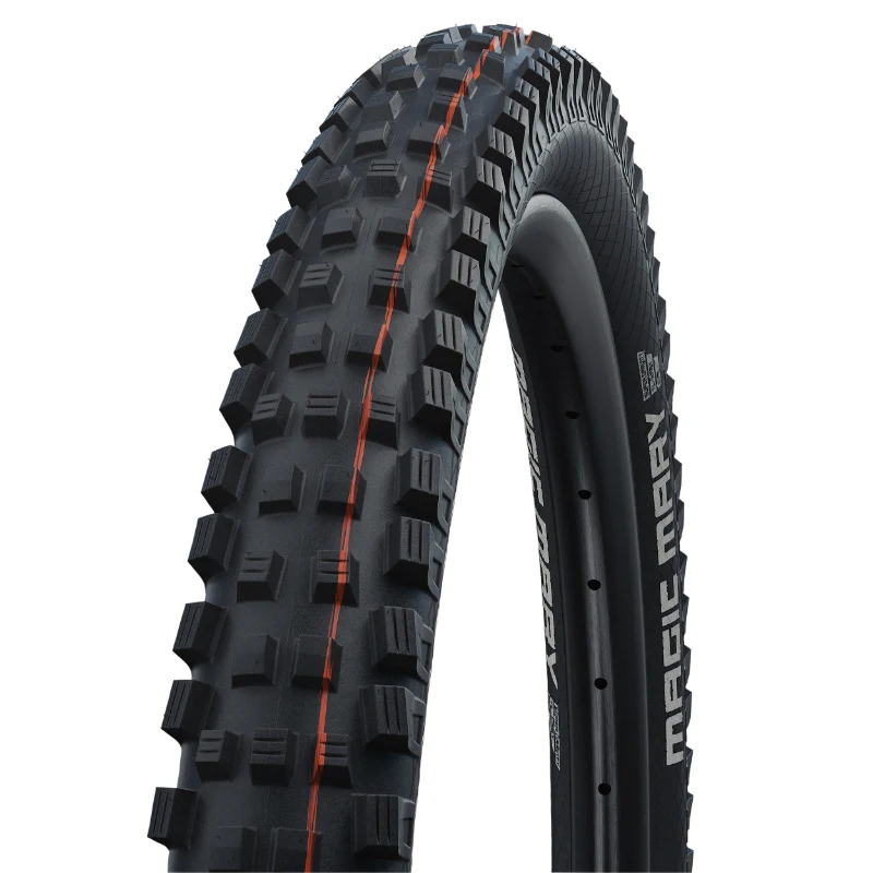 Pneu VTT Gravity 29 X 2.60 Schwalbe Magic Mary Evo Addix Super Trail Soft Noir Tubeless Ready Ts (65-622) Compatible VAE