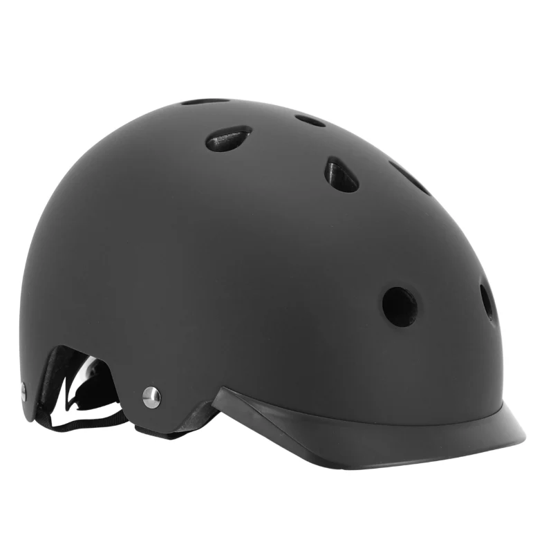Casque Vélo Adulte Auvray Urban Noir Avec Éclairage Intégré Sur Molette Réglable Taille 54-58