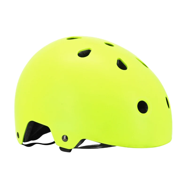 Casque Vélo Adulte Auvray Urban Jaune Fluo Avec Éclairage Intégré Sur Molette Réglable Taille 58-61