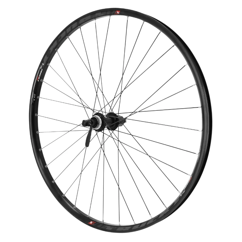 Roue VTT Disque Blocage 29" Trucky 30 Tubeless Ready Arrière Centerlock Noir Moyeu Shimano Mt200 Cassette 11-10V Jante 30C 32 Rayons