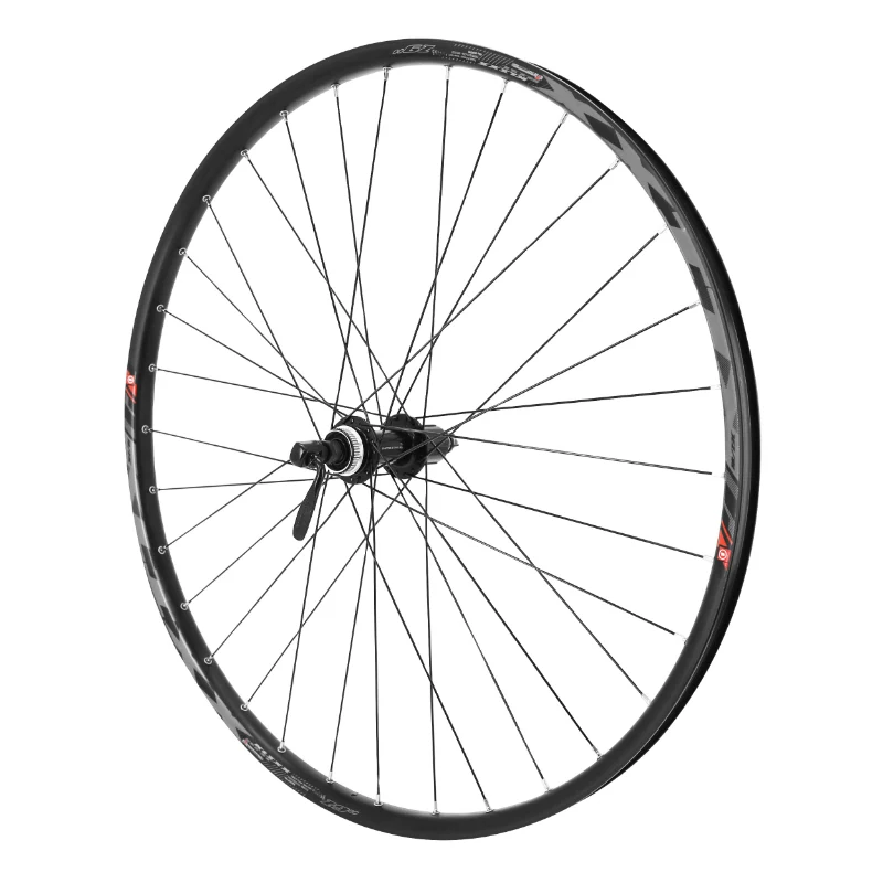 Roue VTT Disque Blocage 141 mm 29" Klixx Tubeless Ready Arrière Centerlock Shimano Mt200 Cassette 11-10V - Jante 23C 32 Rayons All Mountain