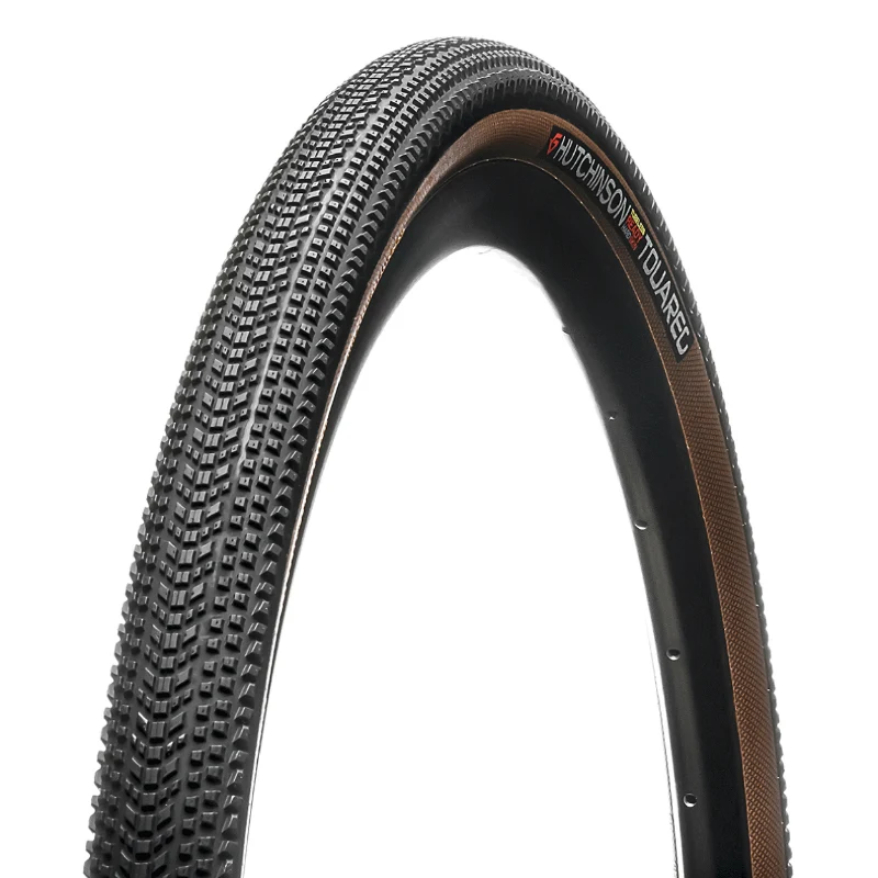 Pneu Gravel 700 X 50 Hutchinson Touareg Hardskin Tan Noir-Marron Tubeless Ready Ts (50-622) Compatible 29 X 2.00
