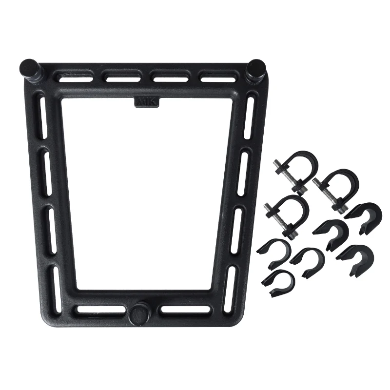 Platine Noir Pour Fixation Du Systeme Mik Studs - S'Adapte Sur Les Porte Bagage Standard (Support Avec Kit Adaptation) (Vendu A L'Unite)