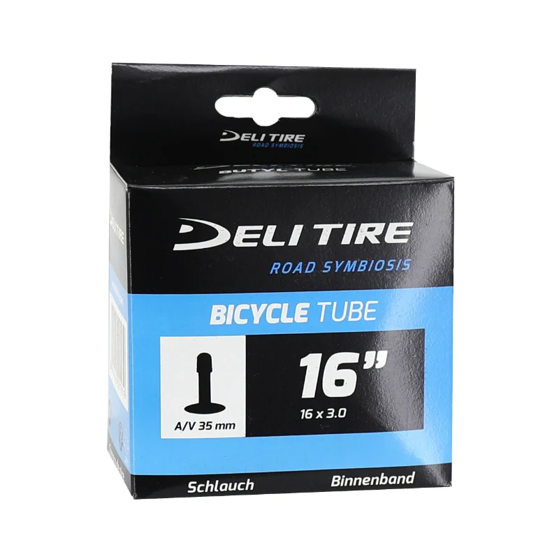 Chambre A Air Vélo 16 X 3.00 Deli Valve Standard (Compatible Fat Bike) (70-305)