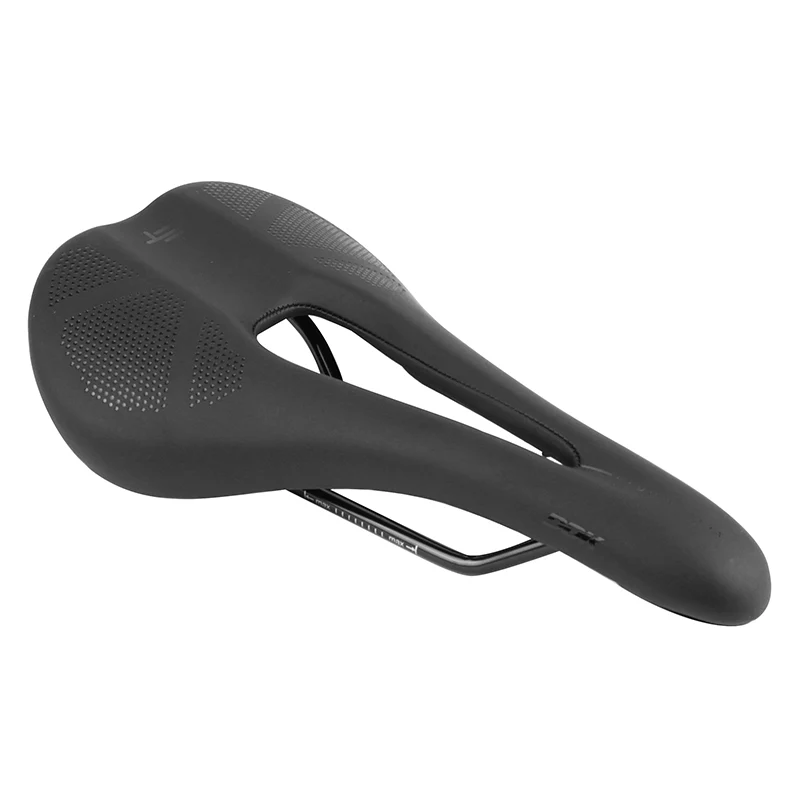 Selle Newton Route - Gravel Noir Mad Sad2 Avec Trou Central 276X154 mm Rail Acier Noir