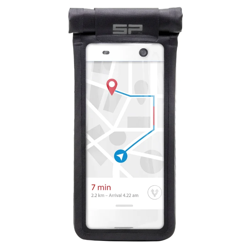 Etui Smartphone-Telephone Sp Connect Universelle Taille L Noir (Compatible Avec Tout Les Supports Sp Connect Spc+) (165 X 80 mm)