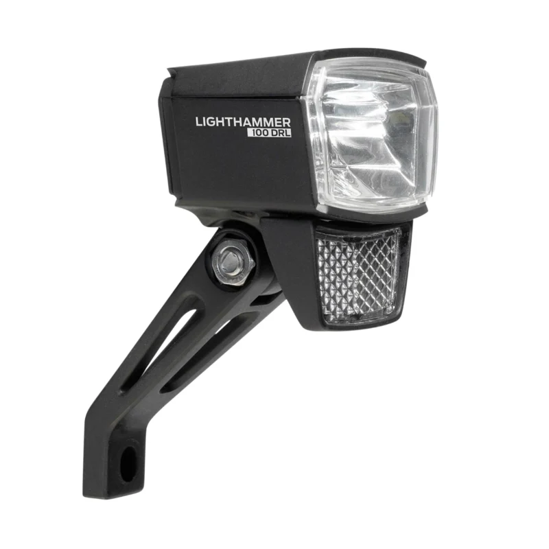 Éclairage Vélo VAE - E-Bike Avant Sur Fourche Trelock Ls890 6-12V 100 Lux Noir - Pour Voir A 100M Et Visible A 5Kms