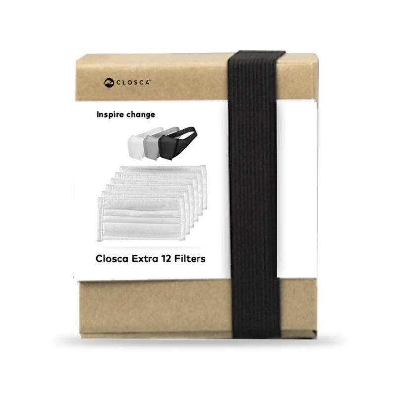 Filtres pour Masque Anti Pollution Closca (Pack de 12)