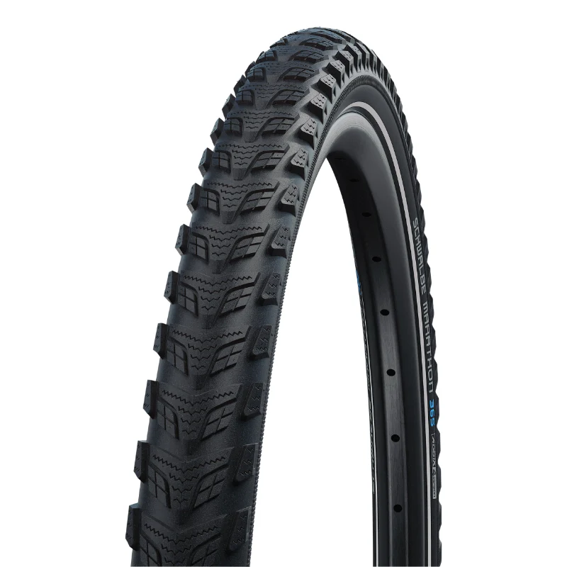 Pneu VTC Cross 700 X 38 (29 X 1,50) Schwalbe Marathon 365 Tr (38-622) Renfort Greenguard Flanc Reflex - Pneu Toute Saison