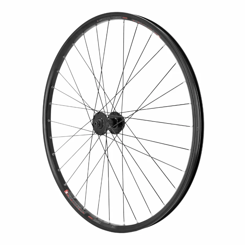 Roue VTC - Cargo - VAE - E-Bike - Longtail Disque Blocage 700 X 35 - 28" Kargo L Moyeu Velox Avant Noir 6 Trous (Renforcé) Jante 25C 32 Rayons Noirs
