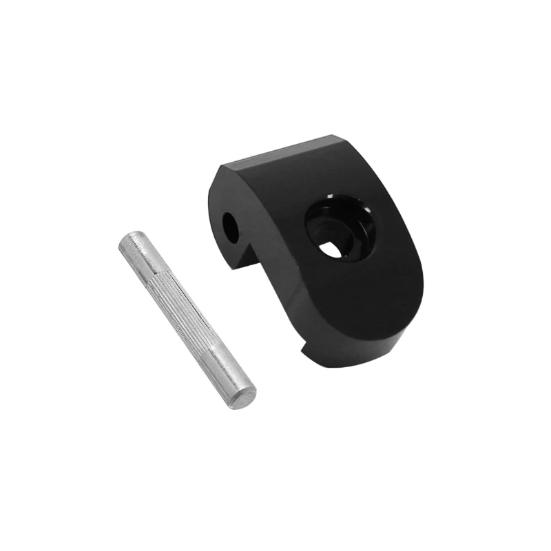 Loquet-Blocage Charniere De Verrouillage Pour Trottinette Xiaomi M365, 1S, Essential, Pro, Pro 2 Alu Noir (Avec Goupille) (Vendu A L'Unite)