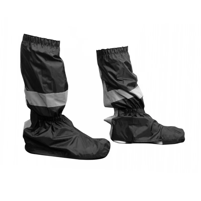 Couvre Chaussure Vélo Ville P2R Coutures Etanches Noir (Taille 36-38) (Paire) Elastique Maintien Sous Chaussure Et Serrage A La Cheville