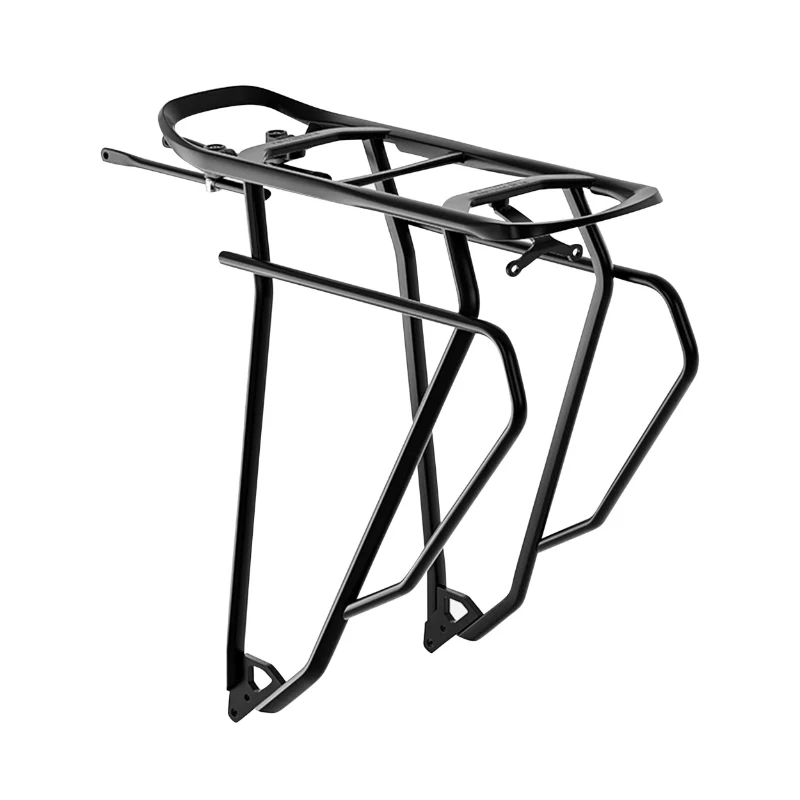 Porte Bagage Vélo Arrière A Tringles Racktime Boost It 2.0 Touring Noir 29" Compatible Systeme Racktime Snapit 2.0 -Poids Maxi 25 Kg