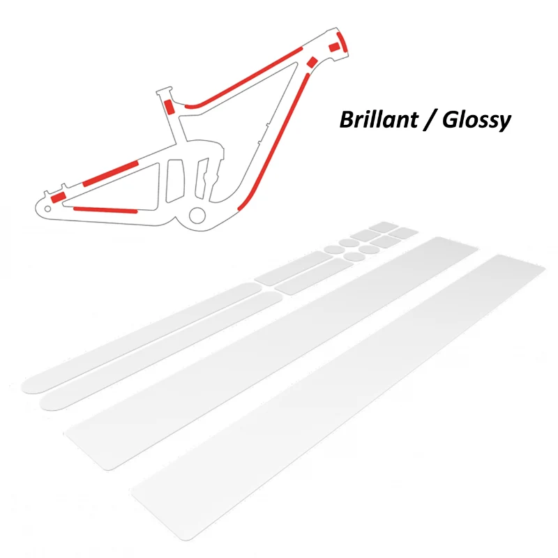 Protection Cadre Zefal Skin Armor XL Invisible Pour Cadre Brillant (Planche De 11 Pieces)