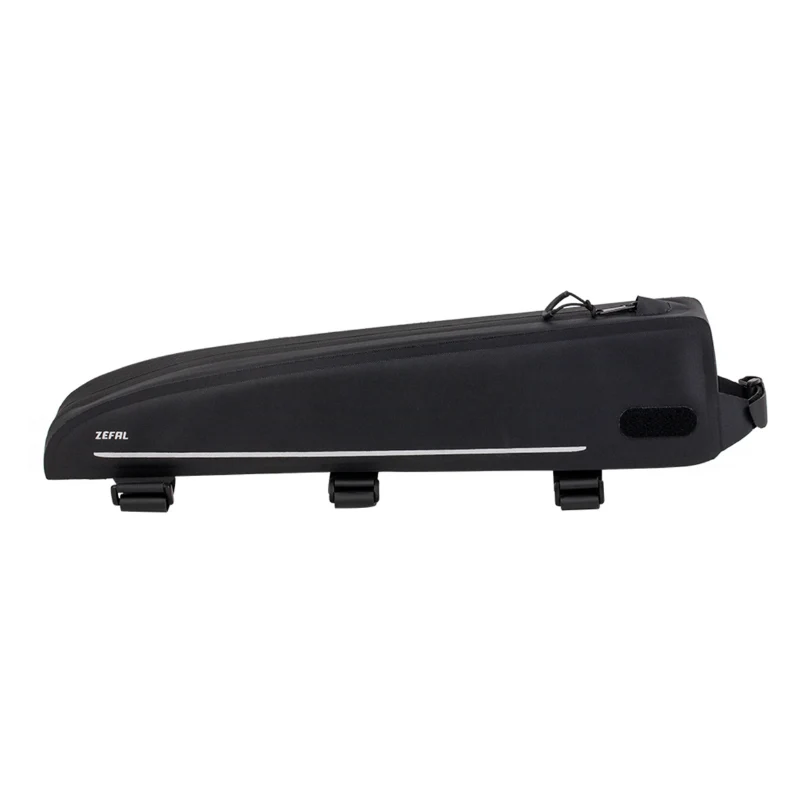 Sacoche De Cadre Vélo Zefal Z Adventure T3 Pour 2,2L Noir Étanche Fixation Velcro ( L 440 X 45 X 100 mm) Zip Étanche