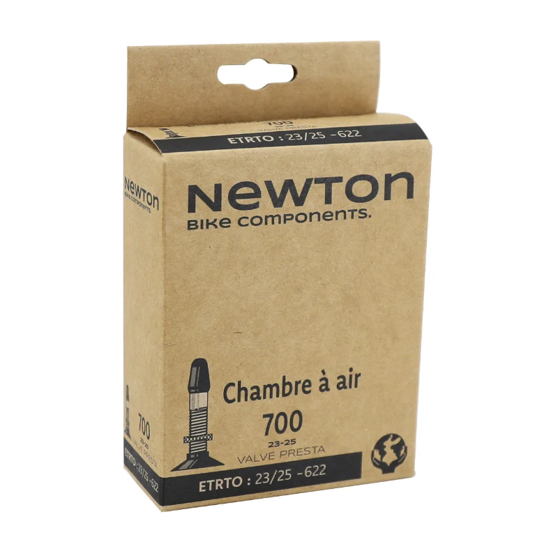 Chambre A Air Vélo 700 X 23-25 Newton Valve Presta 48 mm
