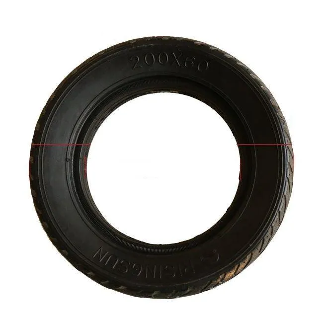 Pneu Plein 8 pouces (8x2/200x60) Increvable pour Trottinette Électrique Dualtron Raptor et Zero 8