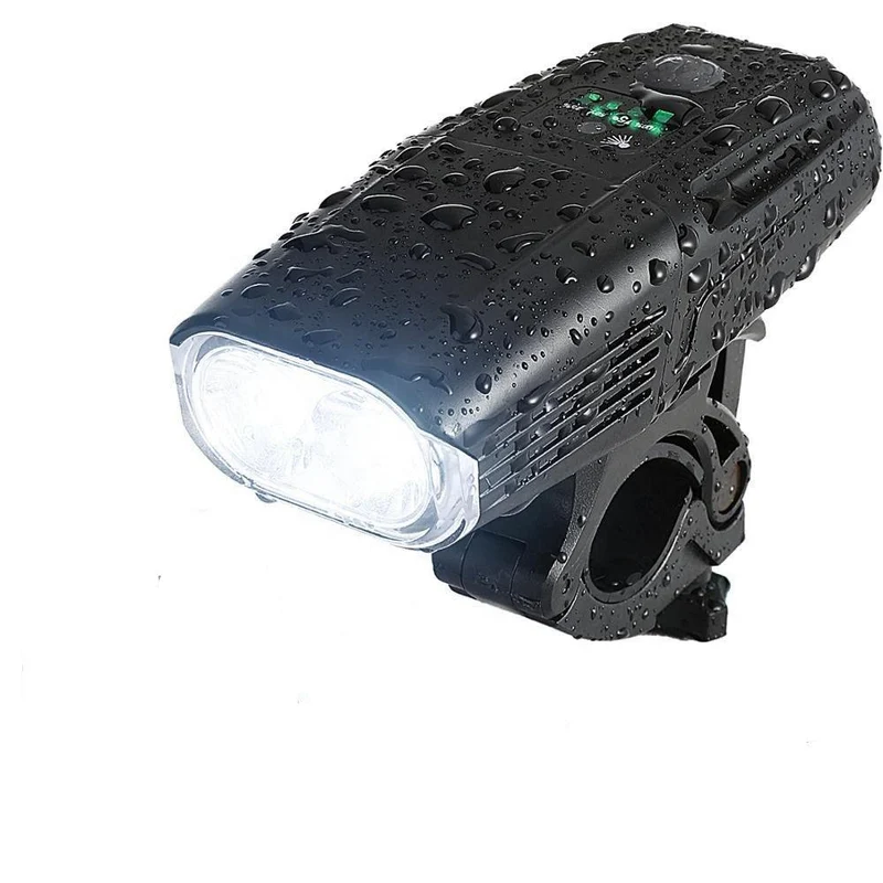 Lampe Avant avec Support Guidon Torche - 600 Lumens