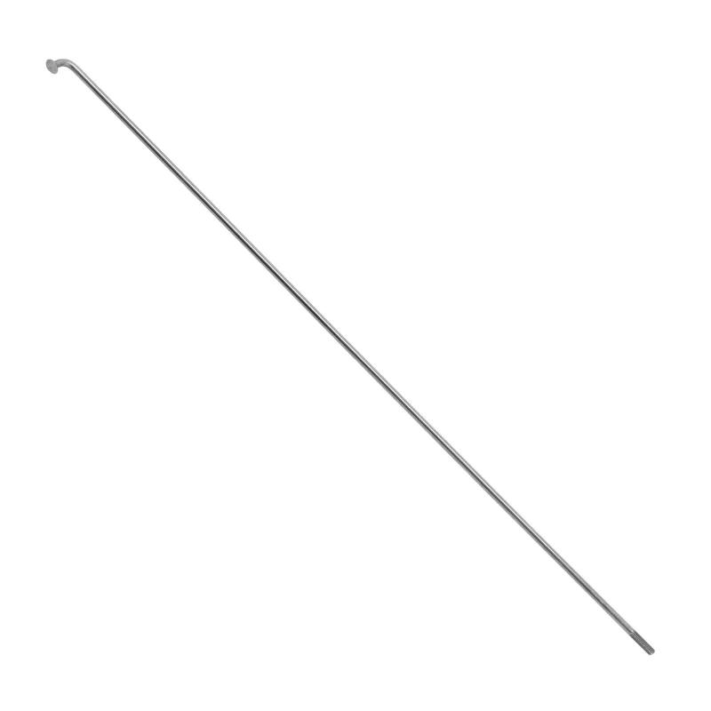 Rayon E-Bike INOX Argent 2.3 mm L 246 mm Tête Coudée (Vendu A L'Unite Sans Écrou) - Voir 185897 Pour Écrou