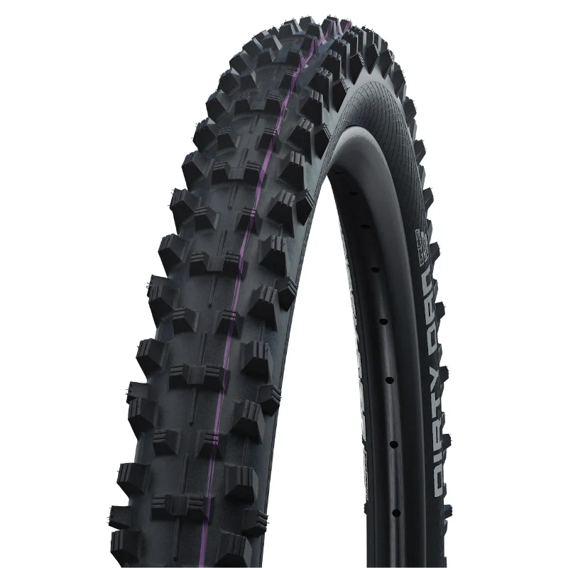 Pneu VTT 29 X 2.35 Schwalbe Dirty Dan Super Downhill Addix Ultrasoft Noir Tle Tubeless Ready Tr (60-622) (Terrain Boueux)