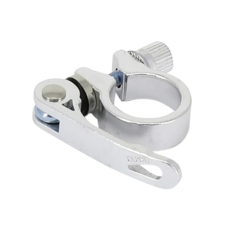 Collier Serrage Tige De Selle Rapide Alu Argent Diam 28,6 mm