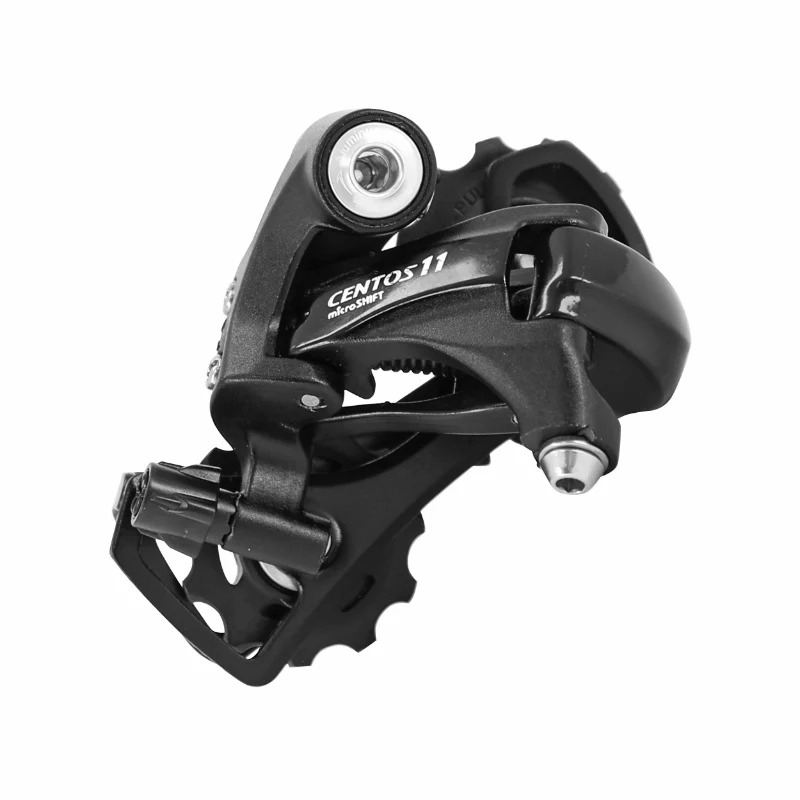 Dérailleur Route Arrière Microshift Centos 11V. Chape Courte Noir Double Compatible Shimano 105 - Ultegra