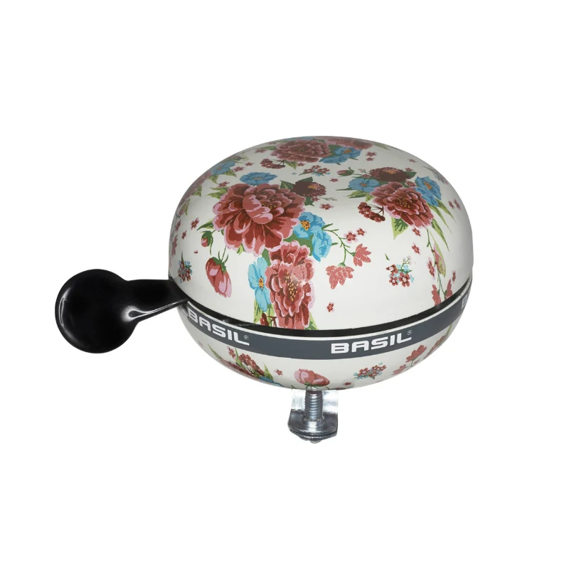 Sonnette Timbre Basil Bloom Field Blanc Diam 80 mm (Vendu A L'Unite) Fixation 22,2-25,4 mm