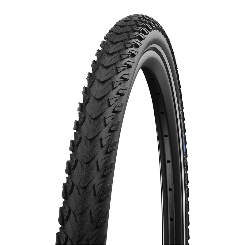 Pneu VTC Cross 700 X 38 Schwalbe Marathon Plus Tour Noir Tr (40-622) Renfort Smart Dual Guard Flanc Reflex Homologué VAE E50