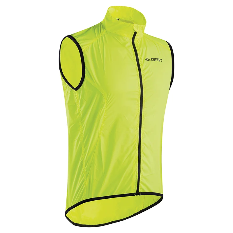 Coupe Vent Gist Jaune Fluo Sans Manche XL