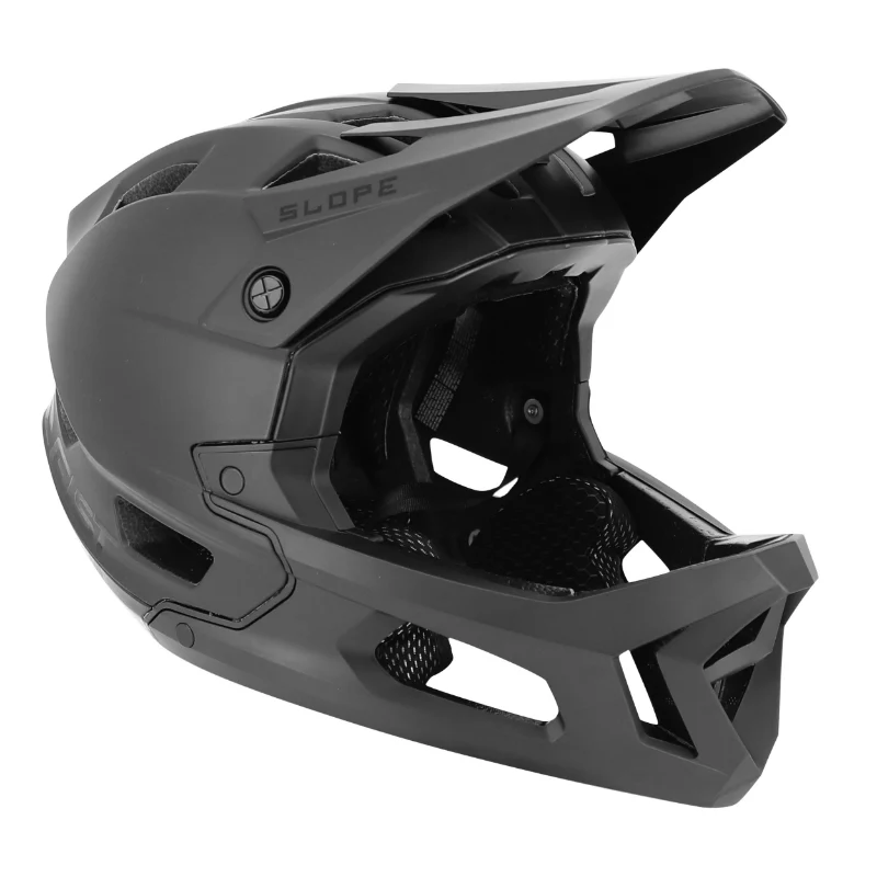 Casque Vélo Type Descente-Enduro Integral Gist Slope Noir Taille 59-62 cm (Vendu En Boite)