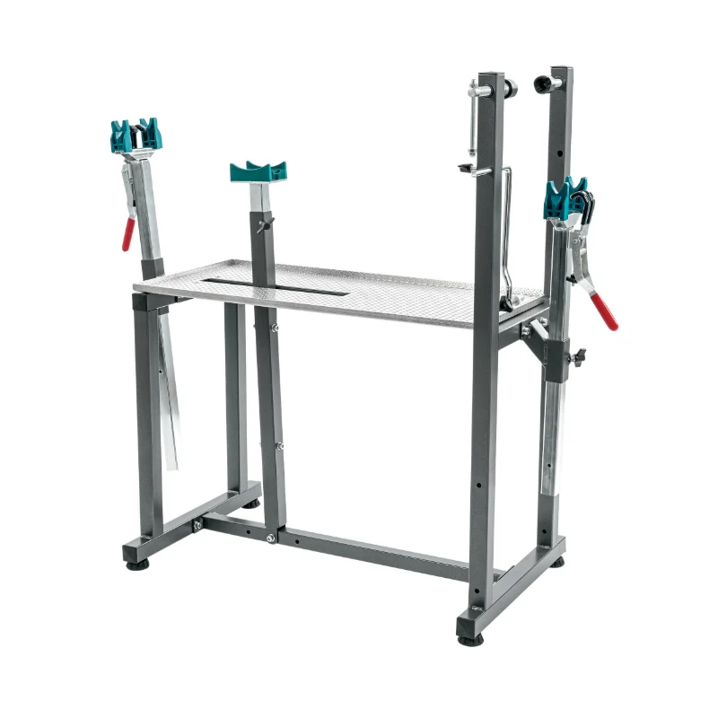 Pied De Montage-Réparation Vélo Officine Parolin Genius H 102 cm 47X78 cm (Inclus Adaptateur) -Gist-