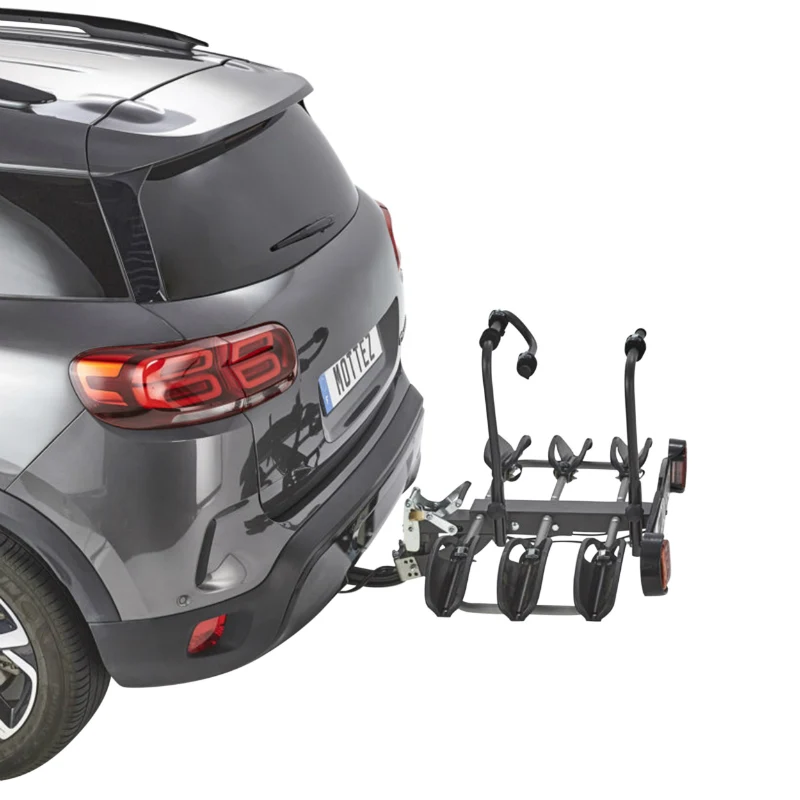 Porte Vélo Plateforme Mottez Diane Inclinable Pour 3 Vélos Musculaire Ou 2 Vélos Électriques Fixation Rapide Sur L'Attelage -Fabrication Francaise Homologué Ce - Charge Maxi 45Kgs (Offre Spéciale)