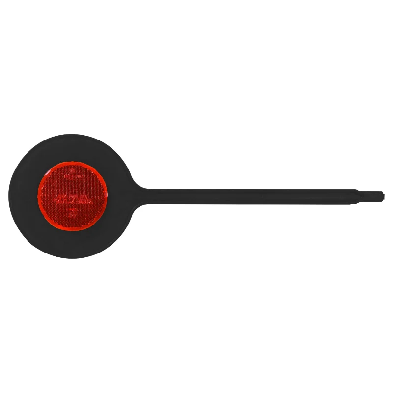Écarteur De Danger Herrmans Noir Avec Fixation Sur Hauban Arrière Homologué (Vendu Sur Carte)