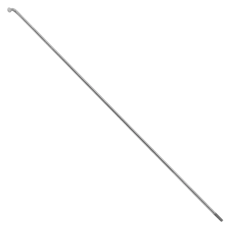 Rayon E-Bike INOX Argent 2.3 mm L 166 mm Tête Coudée (Vendu A L'Unite Sans Écrou) - Voir 185897 Pour Écrou