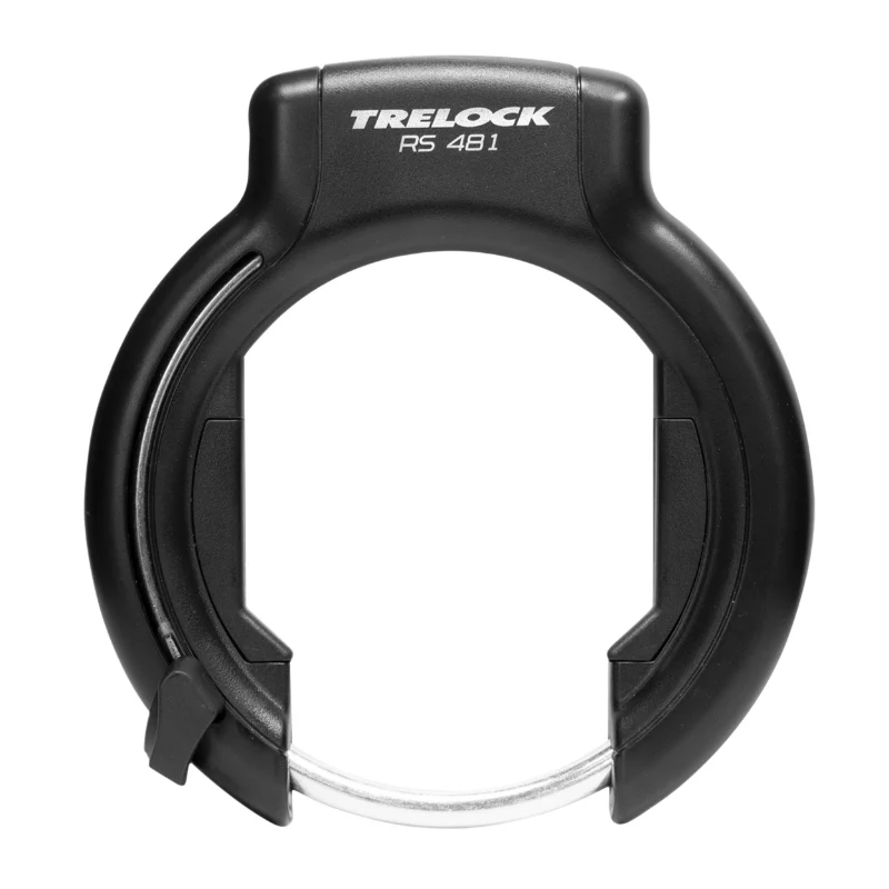 Antivol Vélo Fer A Cheval Trelock Rs481 Noir Avec Fixation (Fixation Sur Cadre Largeur De 106 mm À 112 mm) Ecart Pneu 92 mm (Clé Amovible)