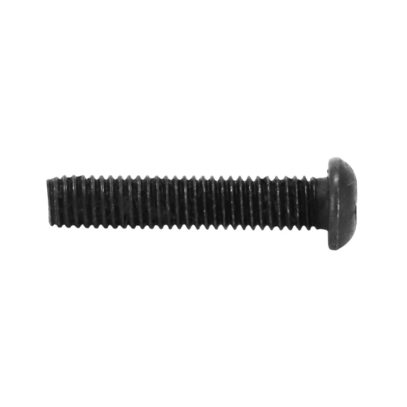 Vis A Metaux Tête Cylindrique M5 X 25 mm Noir (Sachet De 10 Pieces)