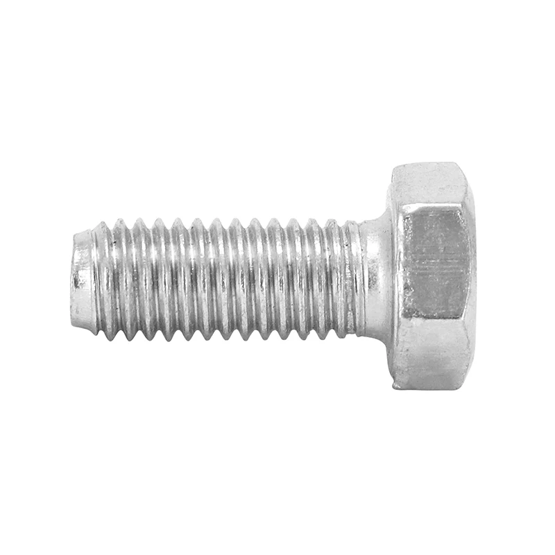 Vis Tête Hexagonale M10 X 80 mm Acier Zingue (Sachet De 10 Pieces)