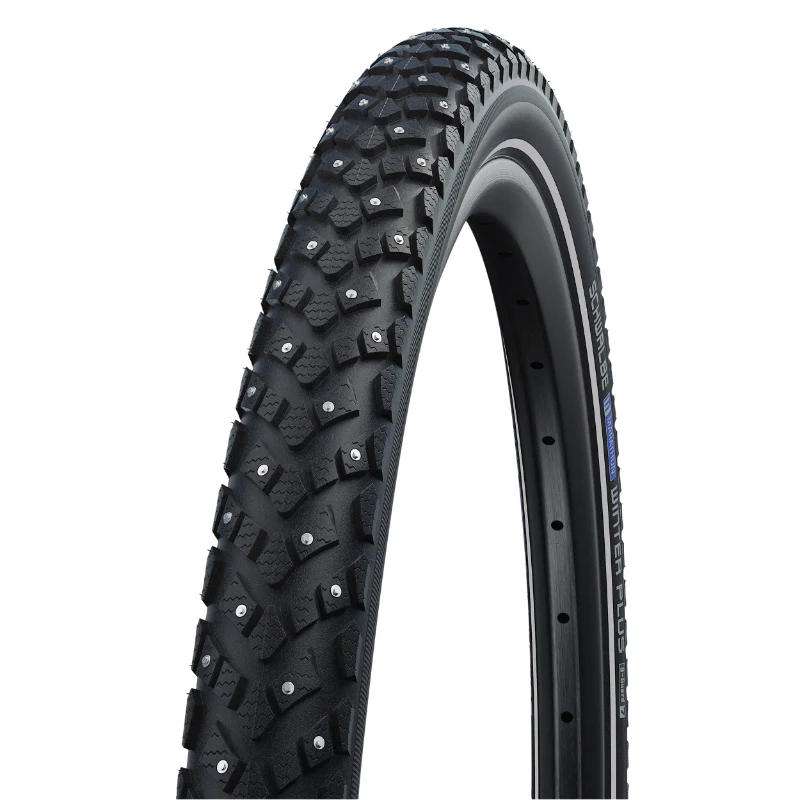 Pneu Neige 26 X 2.00 Schwalbe Winter Plus Tr (50-584) Renfort 5 mm Flanc Reflex - Pneu Neige Et Verglas Avec 200 Clous